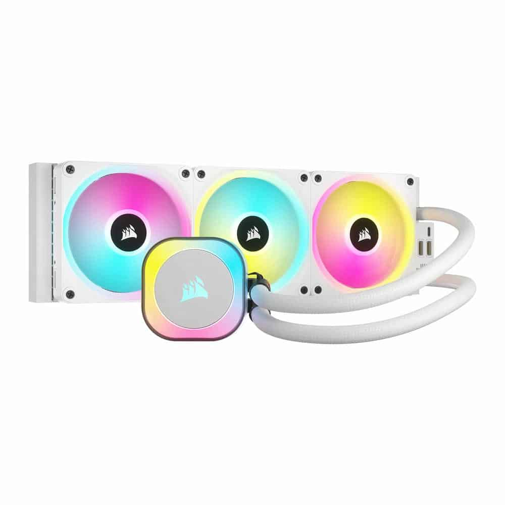 Corsair 360mm iCUE LINK H150i RGB White Intel/AMD CPU Liquid Cooler